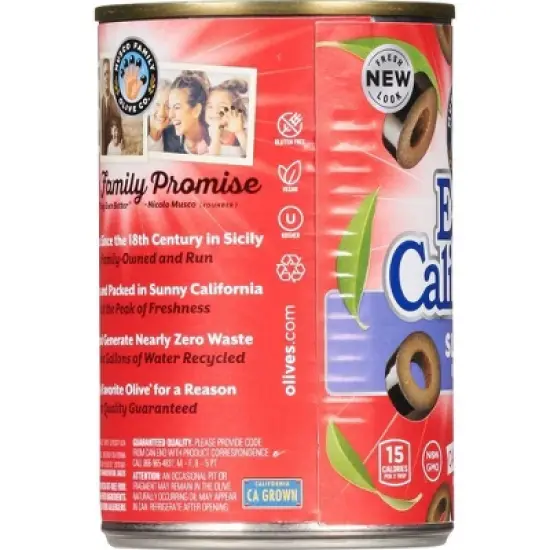 Early California Sliced Ripe Olives - 6.5oz image {3}