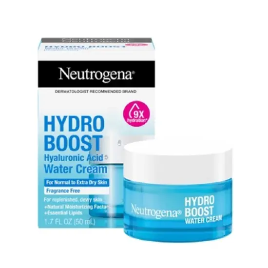 Neutrogena Hydro Boost Water Face Cream with Hyaluronic Acid - Fragrance Free image {14}