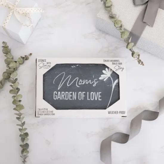 Pavilion Gift Company - Mom&rsquo;s Garden - 7" x 4.25" Garden Stone - Stepping Stones and Pathways image {3}