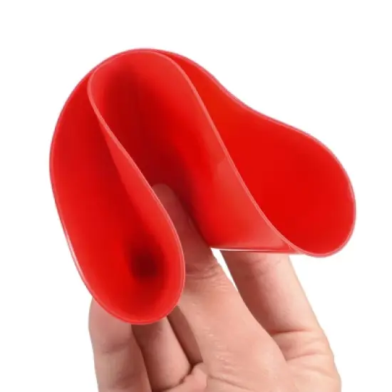 Unique Bargains Silicone Heat-Resistant Non-Slip Flexible Jar Opener Red 3 Pcs image {3}