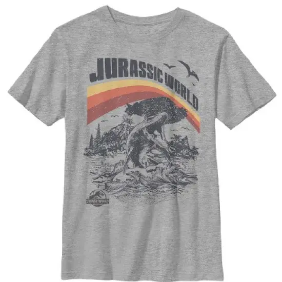 Boy's Jurassic World: Fallen Kingdom Retro Sea Dino T-Shirt image {3}