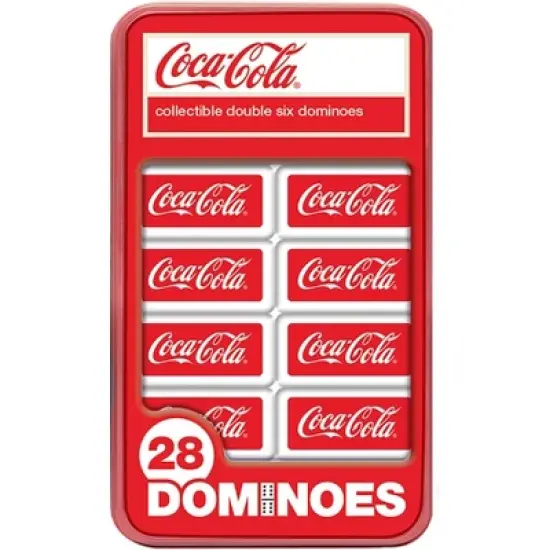 MasterPieces Tile Games - Coca-Cola Picture Dominoes 28 Piece Set image {1}