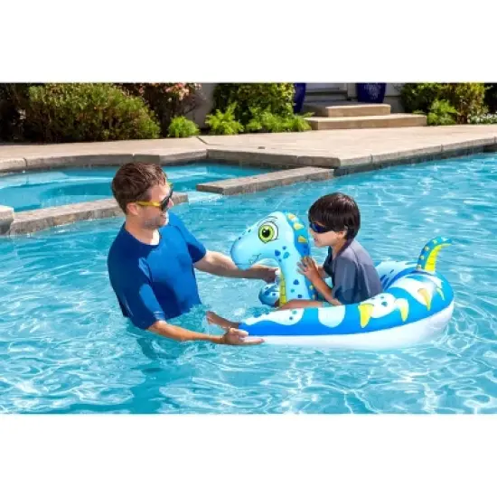 Poolmaster Rainbow Unicorn Inflatable Swimming Pool Float image {1}