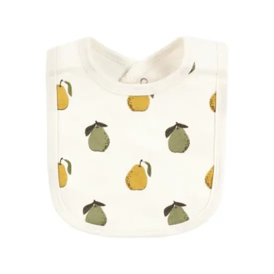 Touched by Nature Unisex Baby Organic Cotton Bibs, Fruits And Veggies, One Size image {5}
