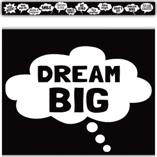 Teacher Created Resources&reg; Speech Bubbles Straight Border Trim, 35 Feet Per Pack, 6 Packs image {2}