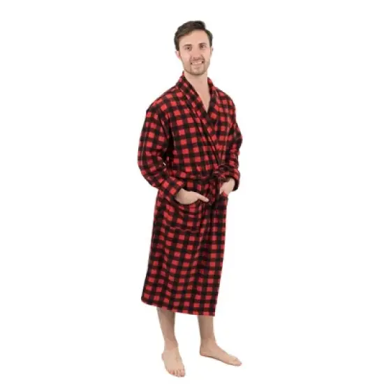 Leveret Mens Fleece Robe image {12}