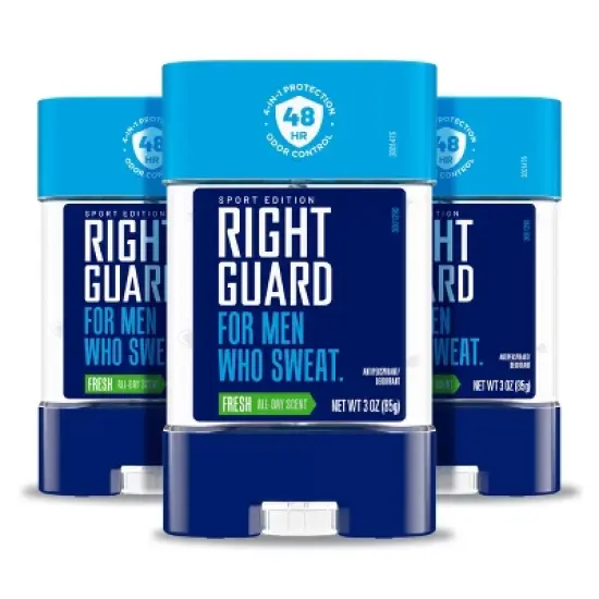 Right Guard Sport Gel Antiperspirant & Deodorant - Fresh Scent - 3oz/3pk image {8}
