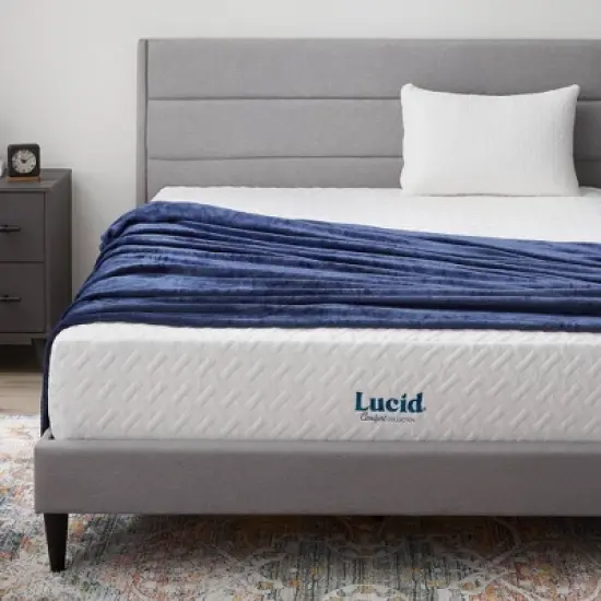 Lucid Comfort Collection 12" Memory Foam Mattress image {3}