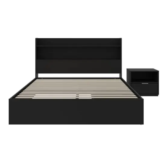 Nexera 3pc Queen Hunter Bedroom Set image {8}