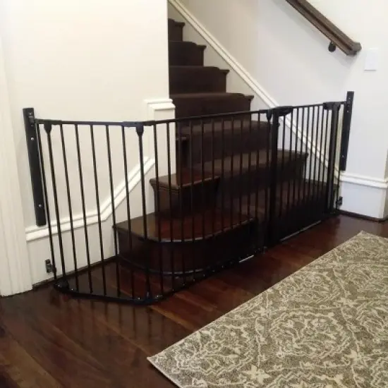 Cardinal Gates EX100 XpandaGate Expandable Baby & Pet Gate - Black image {3}