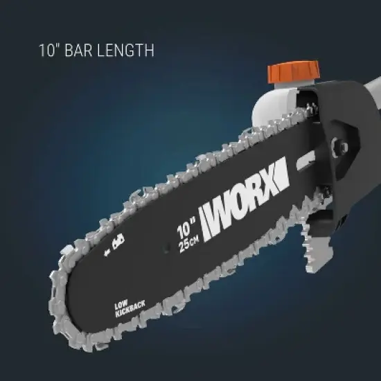 Worx WA0222 40V Nitro Driveshare Pole Saw Attachment image {3}