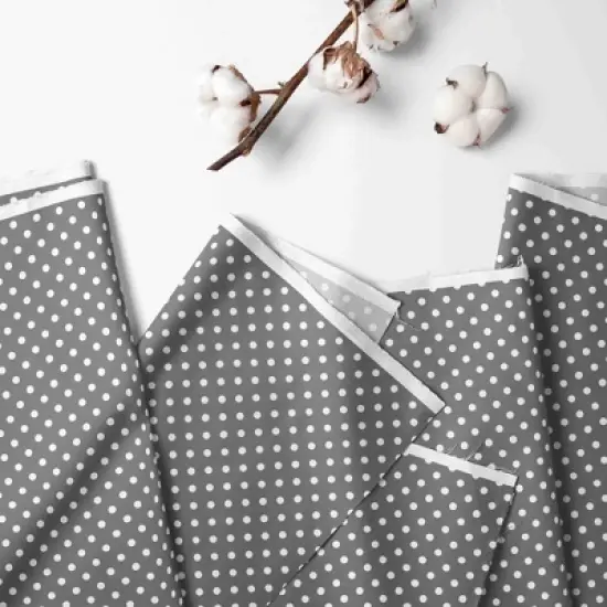 Bacati - Mix N Match Grey 4 pc Cotton Toddler Bedding Set image {6}