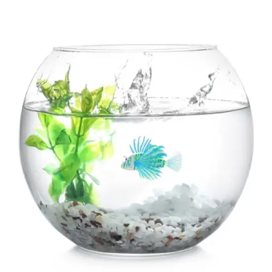 Unique Bargains Aquarium Artificial Lion Fish Glowing Ornament Simulation with Suction Cup 1 Pc image {5}