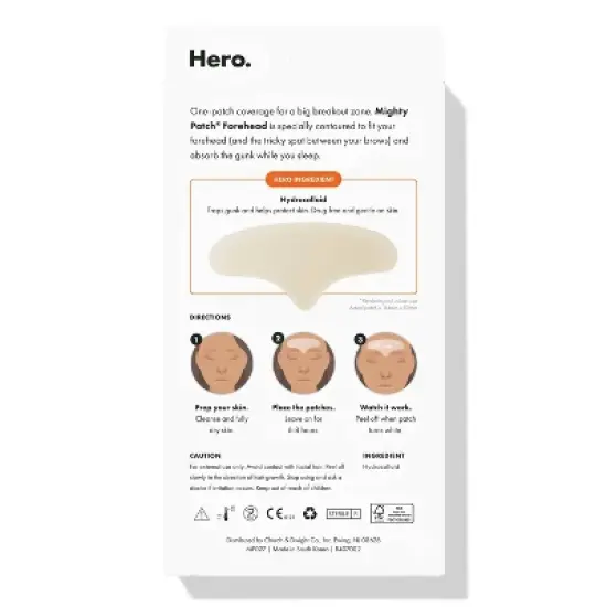 Hero Cosmetics Forehead Mighty Patch - 5ct image {1}