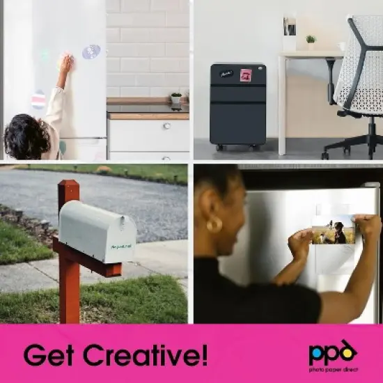 PPD Matte Printable Magnetic Sheets 8.5x11" 10 sheets for Inkjet Printers image {2}