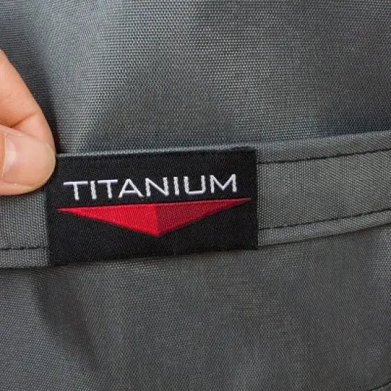 Summerset Shield Titanium 3-Layer Polyester Weather Resistant Umbrella Cover - Dark Grey image {4}