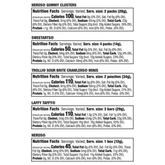 Ferrara Halloween Core Winners Mix Gummy Candy - 46.43oz/135ct image {2}