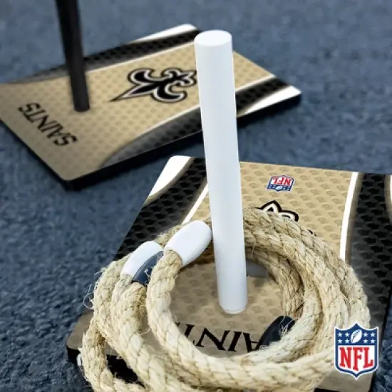 NFL New Orleans Saints Solid Wood Quoits Toss Game image {7}