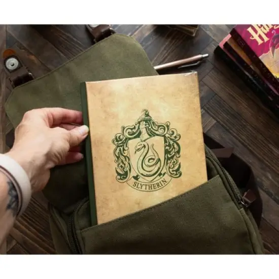 SD Toys Harry Potter House Slytherin Light-Up Hardcover Notebook image {7}
