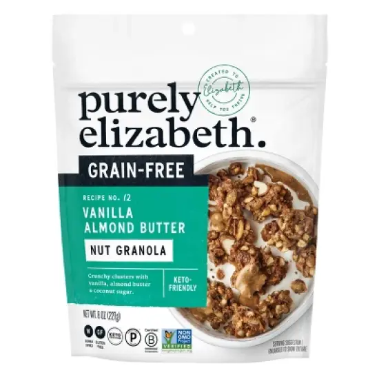 Purely Elizabeth Vanilla Almond Butter Grain Free Granola - 8oz image {6}