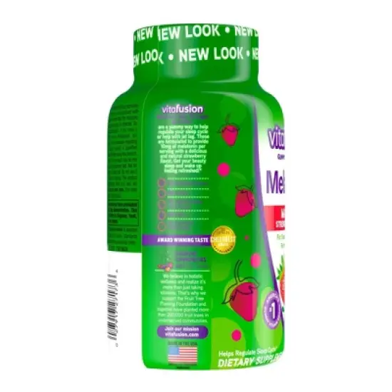 Vitafusion Max Strength Melatonin Gummies for Sleep Support - 100ct image {2}