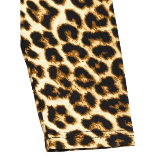 Lars Amadeus Men's Leopard Printed Slim Fit Pullover T Shirt image {4}