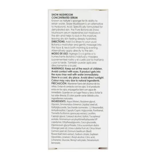 Botanics Pure Botanicals Snow Mushroom Concentrated Serum - 0.5 fl oz image {6}