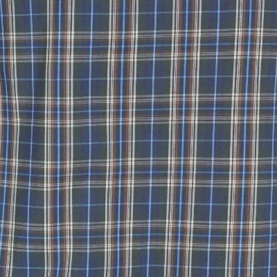Falcon Bay Men's Long Sleeve Button Down Check Sport Shirt | Black and Tan image {1}