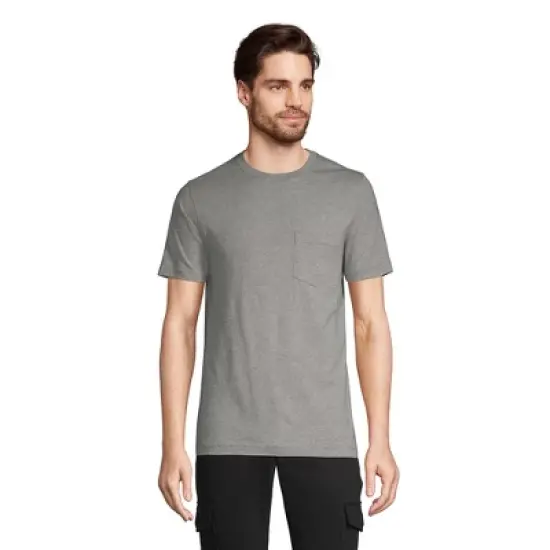Lands' End Men's Short Sleeve Comfort First Mesh Pocket Tee image {4}