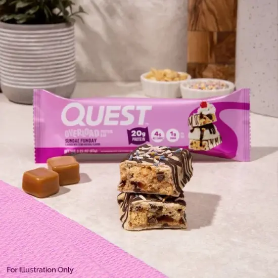 Quest Nutrition Overload Protein Bar - Sundae Funday image {1}