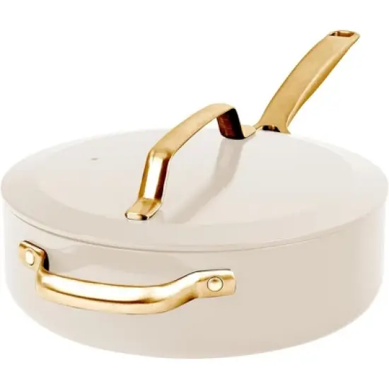 Gotham Steel Modern Collection 4 Qt Ceramic Nonstick Saute Pan with Lid image {8}