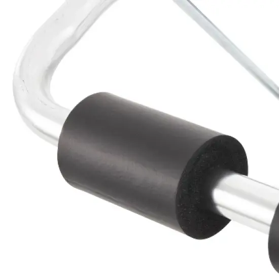 Rockland Trunk Mounted Lightweight Aluminum Bicycle Rack Carrier with Adjustable Hook and Loop Straps and Protective Pads for Cars, Holds 2 Bikes image {4}