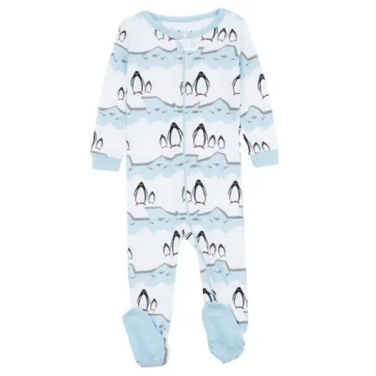 Leveret Footed Sleeper Cotton Boys Pajamas image {3}