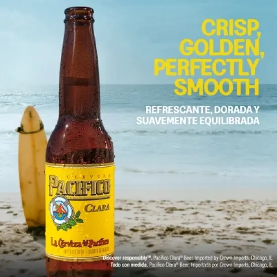 Pacifico Clara Lager Beer - 12pk/12 fl oz Bottles image {2}