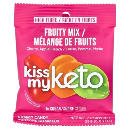 Kiss My Keto Gummies Candy &ndash; Low Carb Candy Fruity Mix, Keto Snack Pack &ndash; Healthy Candy Gummys &ndash; Vegan Candy, Keto Gummy Candy &ndash; Keto Candy Gummies image {2}