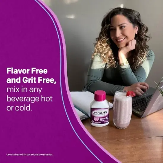 Miralax Laxative Powder Orange, 8.3 Oz image {3}