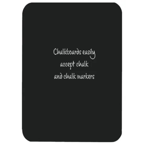 Flipside Products Chalkboard, 9.5" x 12", Black, Pack of 6 image {2}