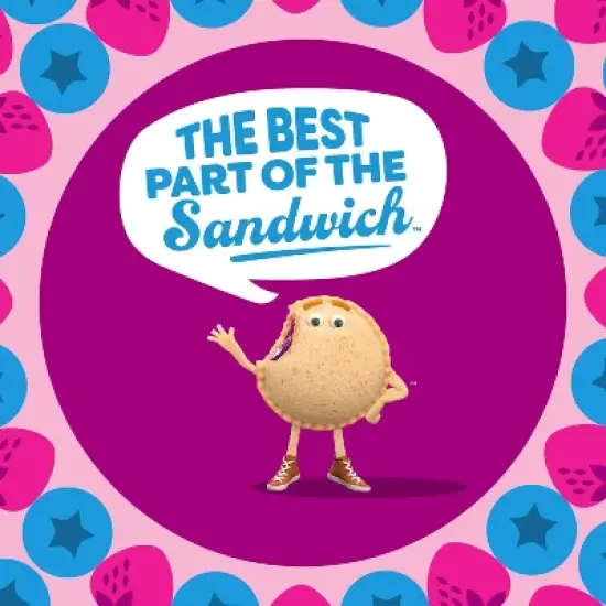 Smucker's Uncrustables Frozen Peanut Butter & Mixed Berry Spread Sandwich - 8oz/4ct image {7}