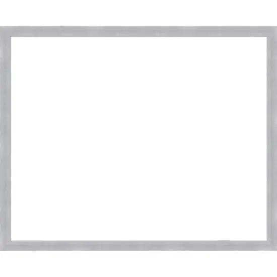 Amanti Art Grace Brushed Nickel Narrow Framed Dry Erase Magnetic Board image {14}