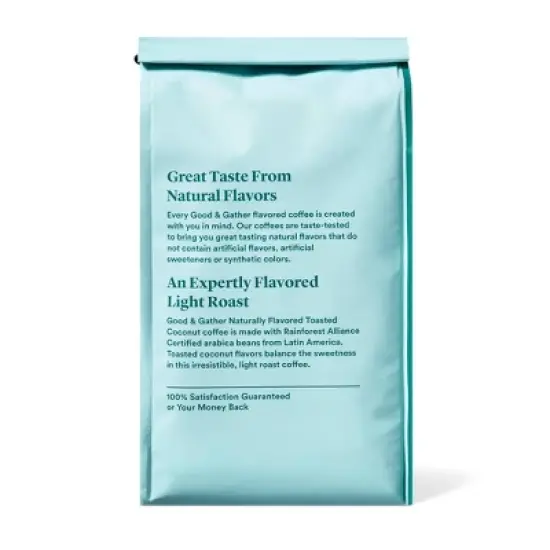 Naturally Flavored Toasted Coconut Light Roast Ground Coffee - 12oz - Good & Gather&trade; image {2}