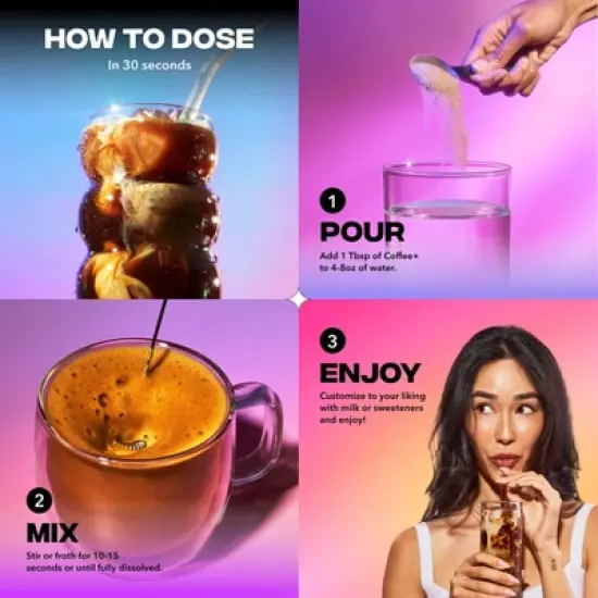 Everyday Dose Mild Roast Mushroom Coffee - 3.6oz image {3}