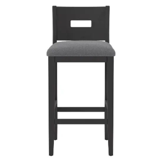 Allbritton Wood Bar Height Stool Antiqued Brown - Hillsdale Furniture image {5}