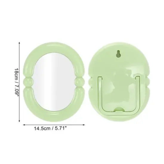 Unique Bargains Convenient Desktop Cosmetic Mirror 1 Pc image {1}