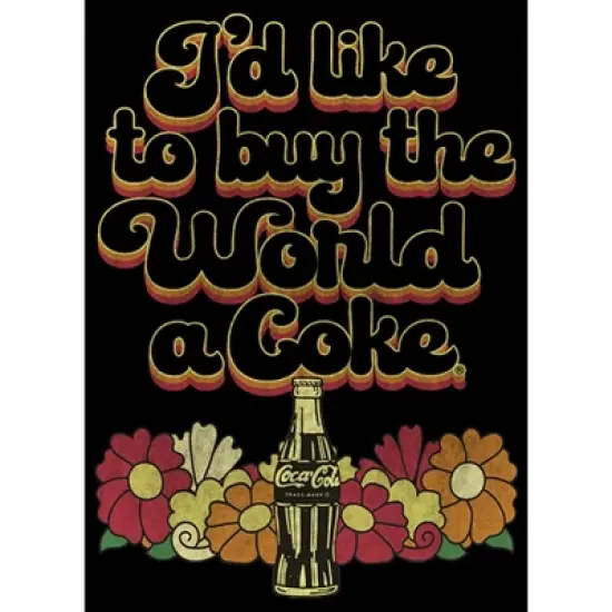 Men's Coca Cola Unity I'd Like to Buy the World a Coke Retro Sweatshirt image {1}