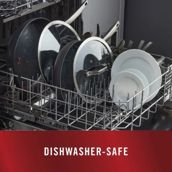 Calphalon Premier Stainless Steel 11pc Set: Cookware Set with Tempered Glass Lids, Dishwasher-Safe, Induction Compatible image {4}