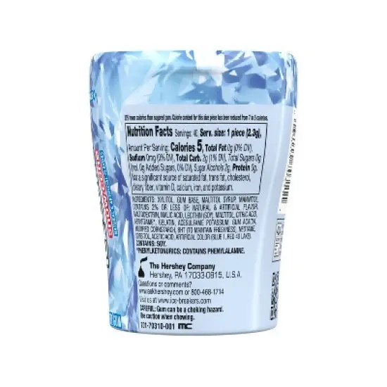 Ice Breakers Ice Cubes Snow Cone Flavored Sugar Free Chewing Gum - 3.24oz image {3}