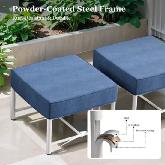 Gymojoy Outdoor Sofa Funiture with Thick Cushion for Garden Yard image {8}