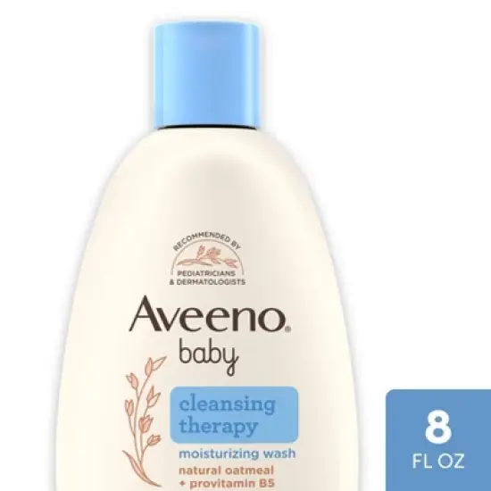 Aveeno Baby Cleansing Therapy Moisturizing Wash - 8 fl oz image {6}
