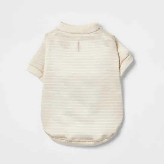 Stripe Lightweight Dog Sweatshirt - Cream - Boots & Barkley&trade; image {1}