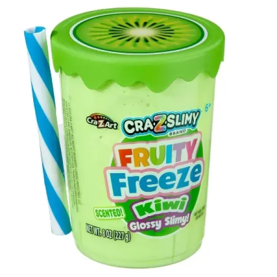 Cra-Z-Slimy Perm Kiwi Green Drink: Creativity Slime Toy, 8 oz image {4}